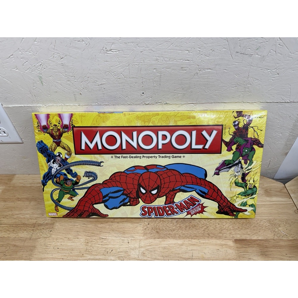 Monopoly Spider-Man Collector's Edition Board Game New Sealed